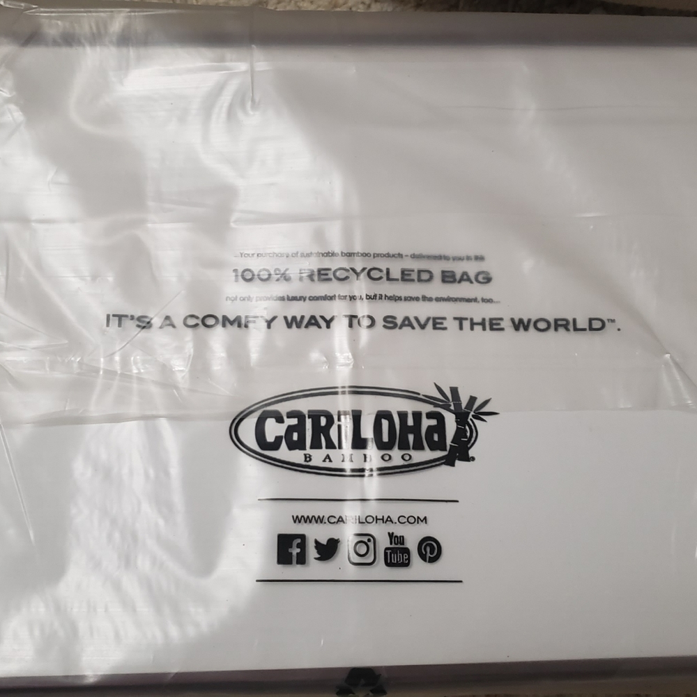 Cariloha King Size White Bamboo Sheets